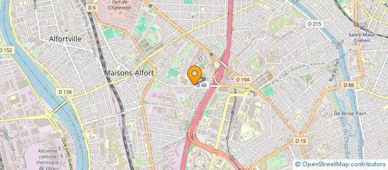 localisation de l'entreprise MADAME ELODIE BINET à MAISONS-ALFORT