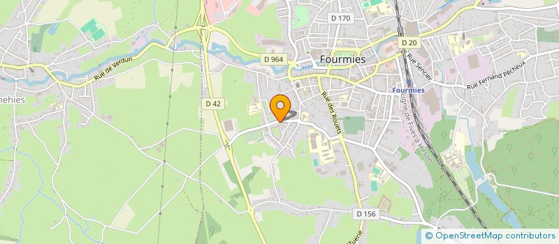 localisation de l'entreprise MADAME ELODIE BINET à FOURMIES