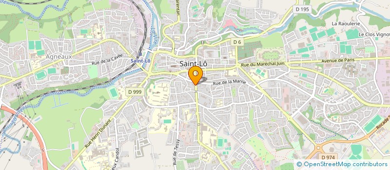 localisation de l'entreprise MADAME ELODIE BINET  SAINT-LO