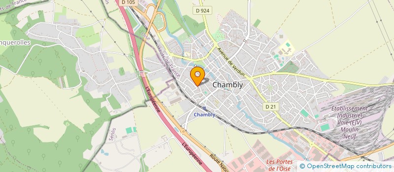 localisation de l'entreprise MADAME ELODIE BINET à CHAMBLY