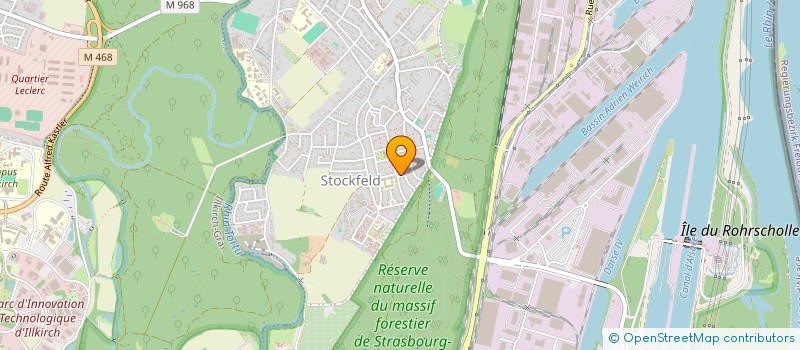 localisation de l'entreprise MADAME ELODIE BLANCHE  STRASBOURG