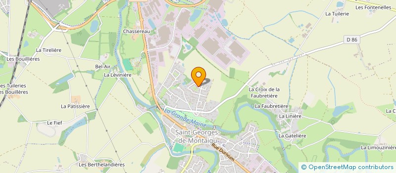 localisation de l'entreprise MADAME ELODIE BLANCHET à MONTAIGU-VENDEE