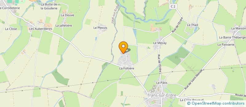 localisation de l'entreprise MADAME ELODIE BLANDIN à TRANS-SUR-ERDRE