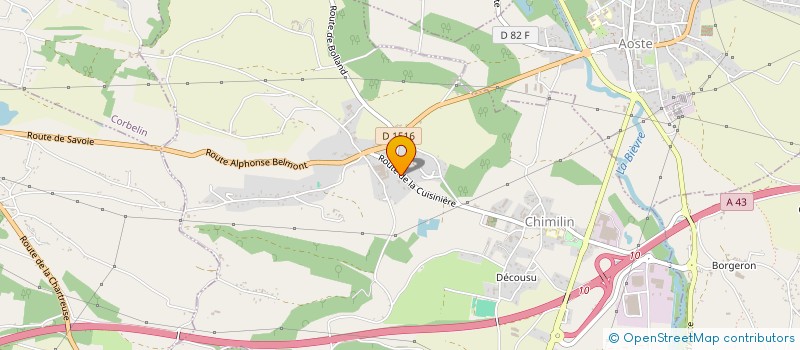 localisation de l'entreprise MADAME ELODIE BLANDIN  CHIMILIN