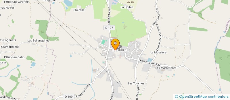 localisation de l'entreprise MADAME ELODIE BLOT DESMAS  SOULAIRE-ET-BOURG