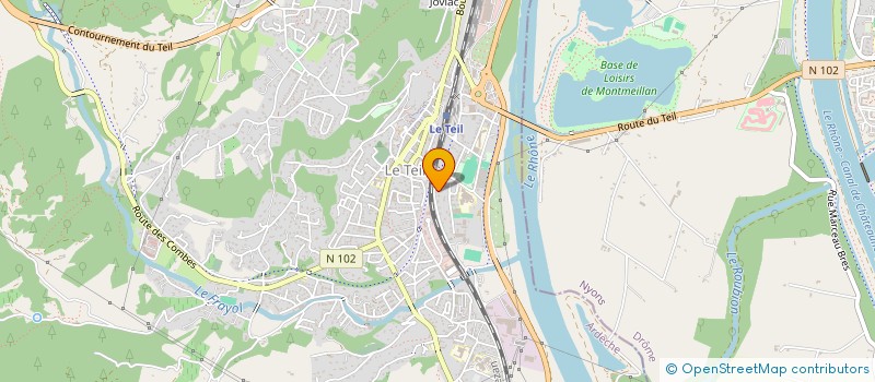 localisation de l'entreprise MADAME ELODIE BODET  LE TEIL