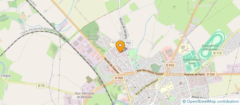 localisation de l'entreprise MADAME ELODIE BOIMARE  ARGENTAN