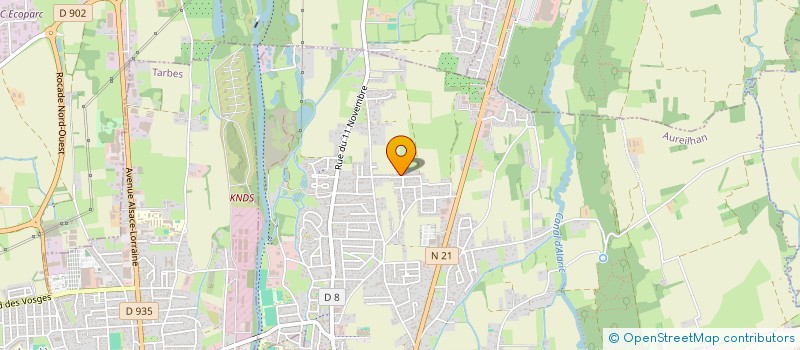 localisation de l'entreprise MADAME ELODIE BOISSE  AUREILHAN