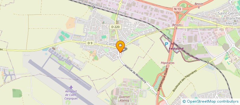 localisation de l'entreprise MADAME ELODIE BOJKO  CARPIQUET