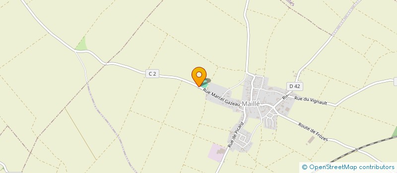 localisation de l'entreprise MADAME ELODIE BONNEAU  MAILLE