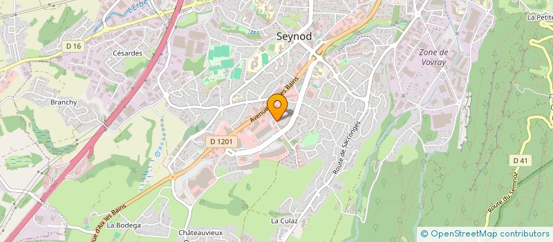 localisation de l'entreprise MADAME ELODIE BONNEFOND  ANNECY