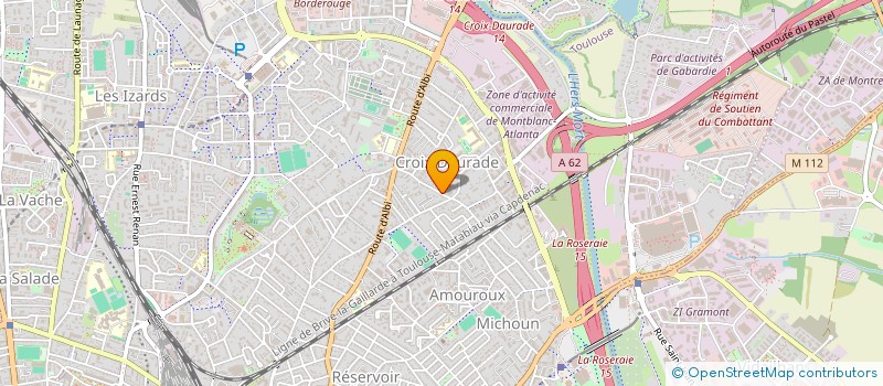 localisation de l'entreprise MADAME ELODIE BONNEFOUS  TOULOUSE