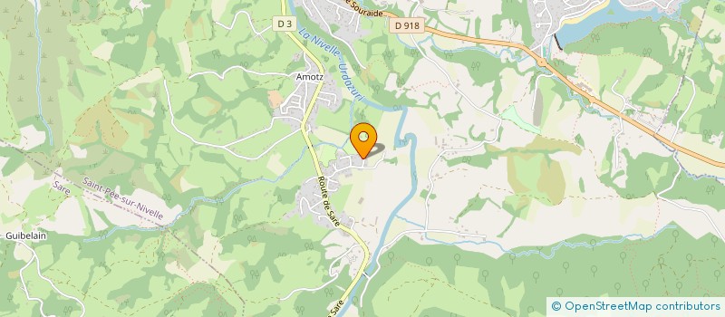 localisation de l'entreprise MADAME ELODIE BONNEHON  SAINT-PEE-SUR-NIVELLE