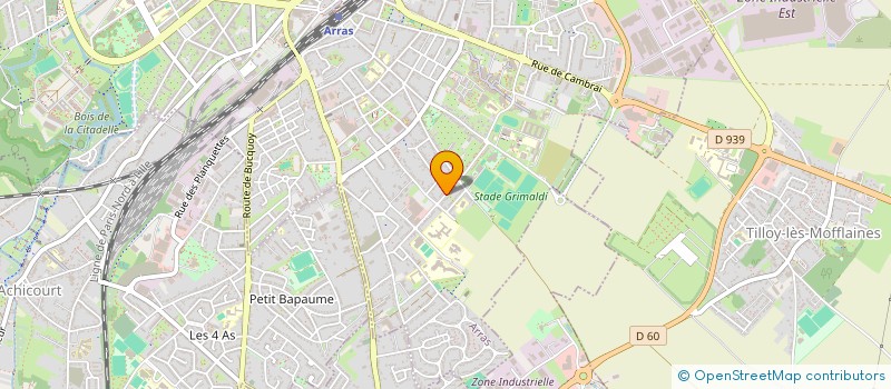 localisation de l'entreprise MADAME ELODIE BONNEL à ARRAS