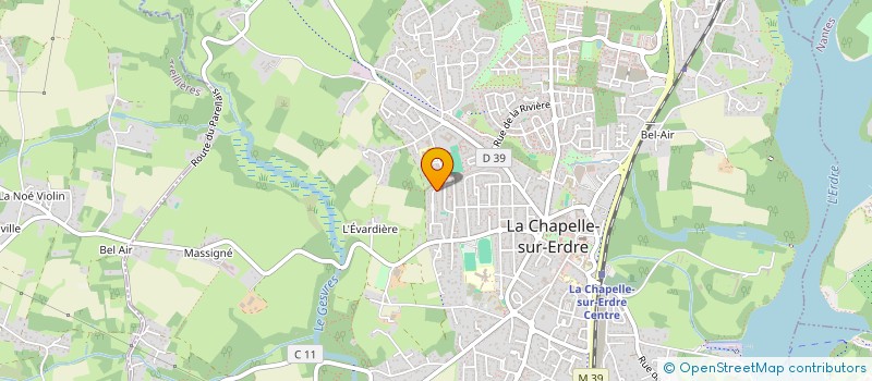 localisation de l'entreprise MADAME ELODIE BONNET à LA CHAPELLE-SUR-ERDRE