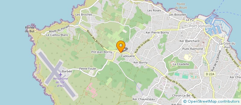 localisation de l'entreprise MADAME ELODIE BONNIN à L'ILE-D'YEU