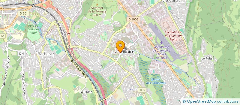 localisation de l'entreprise MADAME ELODIE BONNOTTE  LA RAVOIRE