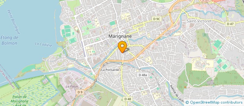 localisation de l'entreprise MADAME ELODIE BORDEAUX à MARIGNANE