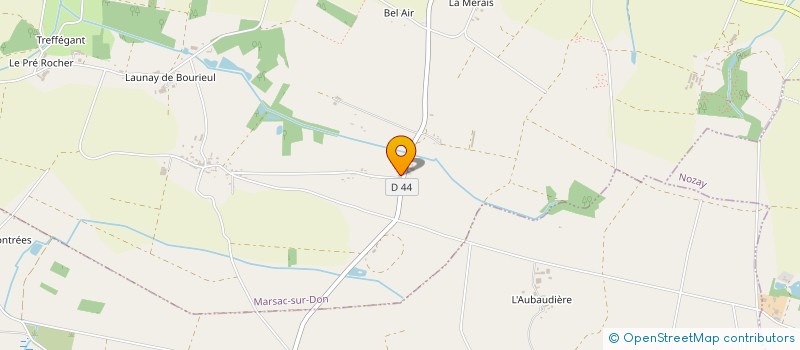 localisation de l'entreprise MADAME ELODIE BORGEOT  MARSAC-SUR-DON