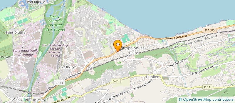 localisation de l'entreprise MADAME ELODIE BORGES  CERVENS