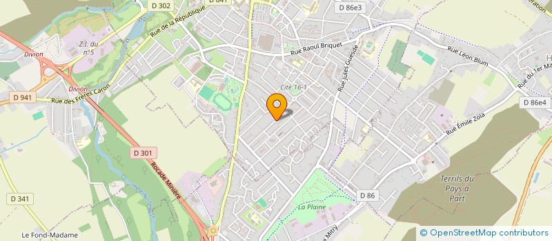 localisation de l'entreprise MADAME ELODIE BOROWIAK  BRUAY-LA-BUISSIERE