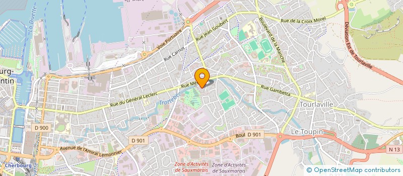 localisation de l'entreprise MADAME ELODIE BOSSET  CARENTAN-LES-MARAIS