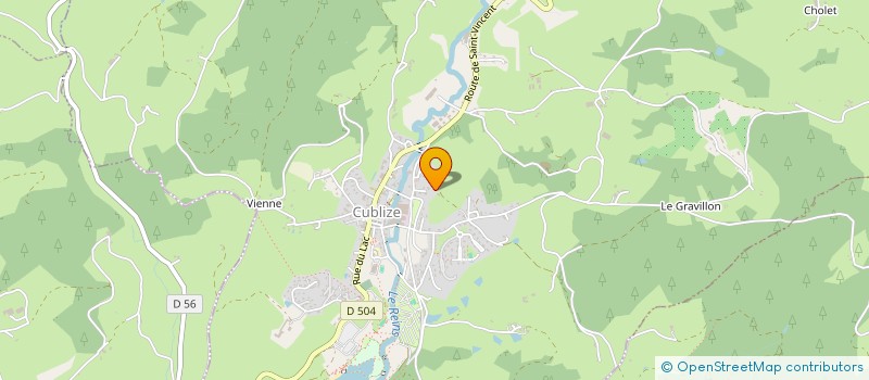 localisation de l'entreprise MADAME ELODIE BOUCAUD  CUBLIZE