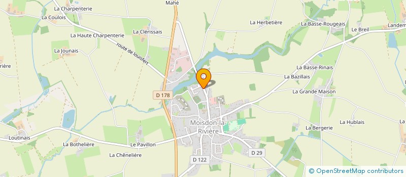 localisation de l'entreprise MADAME ELODIE BOUCHET  MOISDON-LA-RIVIERE