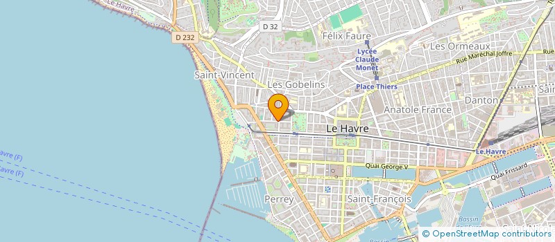 localisation de l'entreprise MADAME ELODIE BOUCHIRED  LE HAVRE