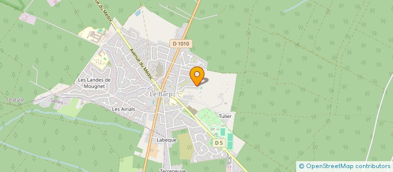 localisation de l'entreprise MADAME ELODIE BOUDIBA  LE BARP