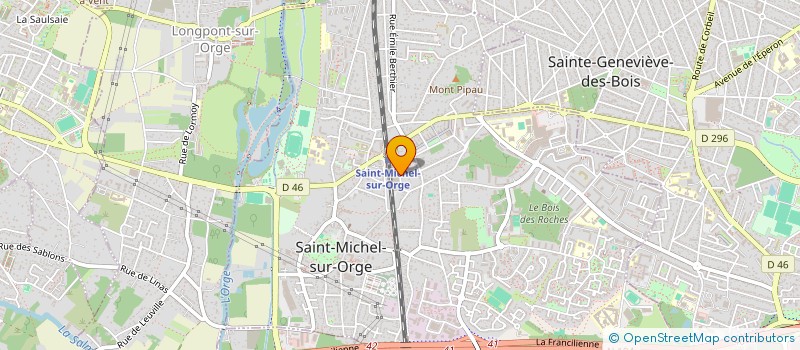 localisation de l'entreprise MADAME ELODIE BOUHANA  SAINT-MICHEL-SUR-ORGE