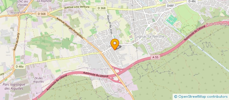 localisation de l'entreprise MADAME ELODIE BOULAGE à GIGNAC-LA-NERTHE
