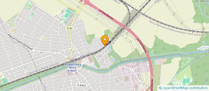 localisation de l'entreprise MADAME ELODIE BOULARAND  MITRY-MORY