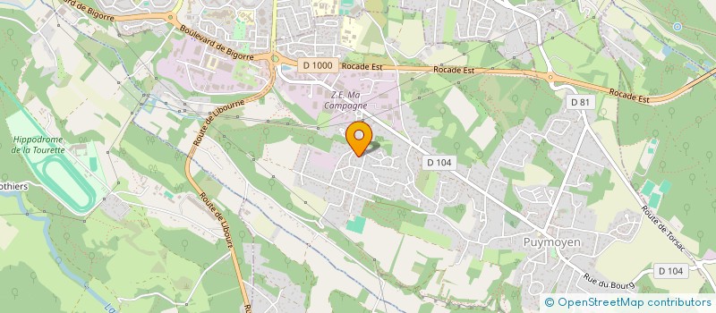 localisation de l'entreprise MADAME ELODIE BOULESTIN  PUYMOYEN