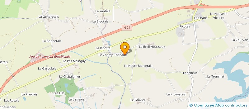 localisation de l'entreprise MADAME ELODIE BOULET  TREFFENDEL