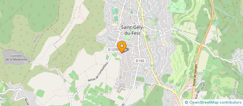 localisation de l'entreprise MADAME ELODIE BOUNEAU à SAINT-GELY-DU-FESC