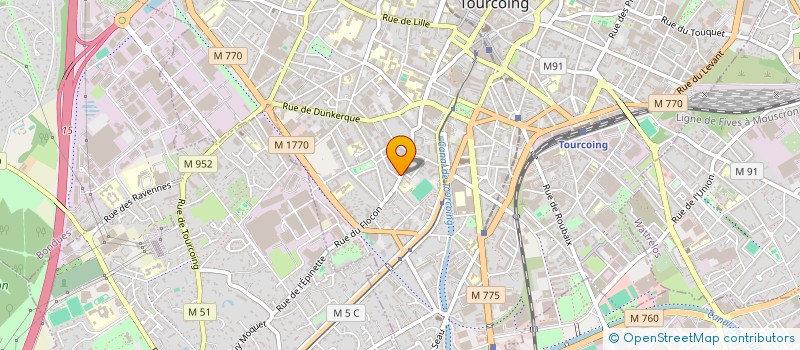 localisation de l'entreprise MADAME ELODIE BOUQUET  TOURCOING