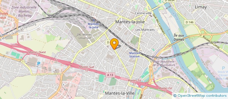 localisation de l'entreprise MADAME ELODIE BOURDERON à MANTES-LA-VILLE
