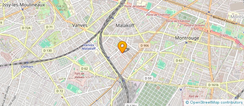 localisation de l'entreprise MADAME ELODIE BOURDU à MALAKOFF