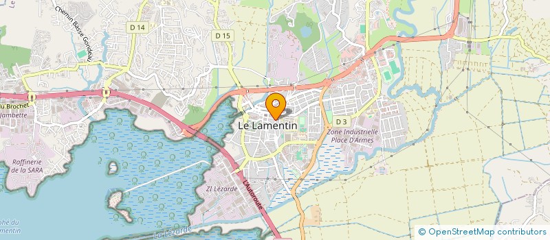 localisation de l'entreprise MADAME ELODIE BOURGEOIS à LE LAMENTIN