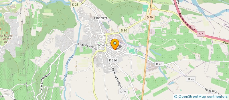 localisation de l'entreprise MADAME ELODIE BOURGHELLE  NOVES