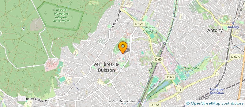 localisation de l'entreprise MADAME ELODIE BOURLITIO  VERRIERES-LE-BUISSON