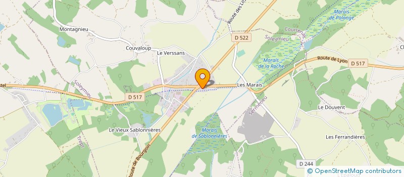 localisation de l'entreprise MADAME ELODIE BOURNAY à SOLEYMIEU