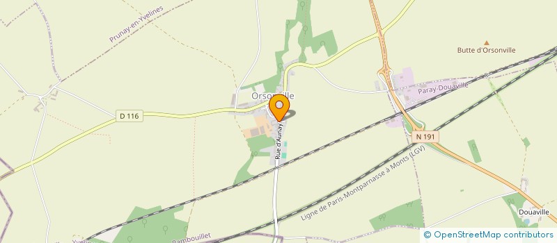 localisation de l'entreprise MADAME ELODIE BOURON  ORSONVILLE