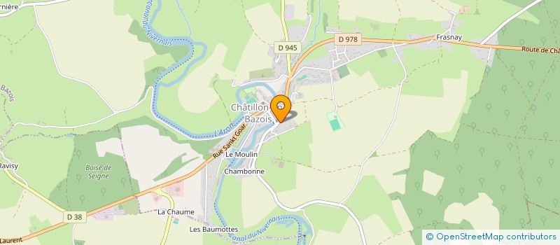 localisation de l'entreprise MADAME ELODIE BOURRY à CHATILLON-EN-BAZOIS