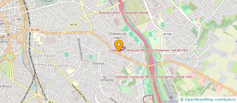 localisation de l'entreprise MADAME ELODIE BOUSQUET à TOULOUSE