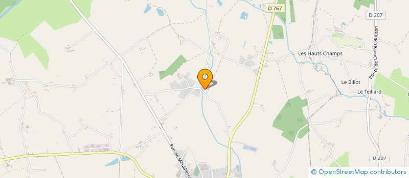 localisation de l'entreprise MADAME ELODIE BOUSSEAU  VERNANTES