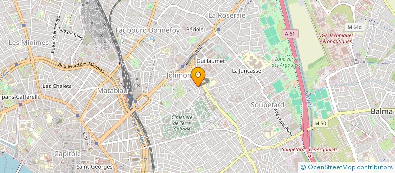 localisation de l'entreprise MADAME ELODIE BOUSSER  TOULOUSE