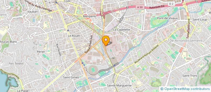 localisation de l'entreprise MADAME ELODIE BOUTHIER à MARSEILLE