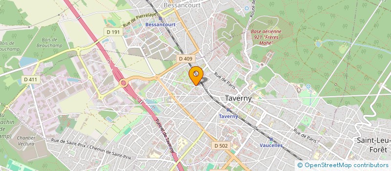 localisation de l'entreprise MADAME ELODIE BOUTREAU à TAVERNY